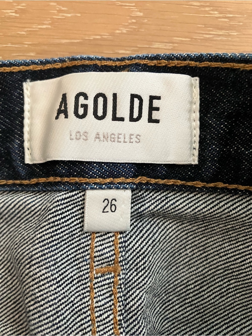 Agolde 90s Pinch Waist Long Jeans in Pendulum - Picture 6 of 8